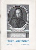 Etudes Ardennaises N° 12 janvier 1958