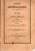 Congrès archéologique de France tenu à Reims en 1861