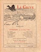 La Grive N° 38, octobre 1937