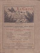 La Grive N° 20, avril 1933