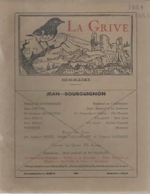 La Grive N° 80 à 88, 1954-1955