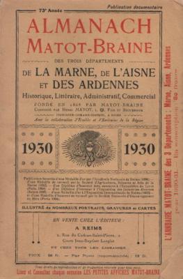 Almanach Matot Braine 1930