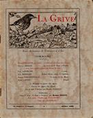 La grive N° 8 , juillet 1930 