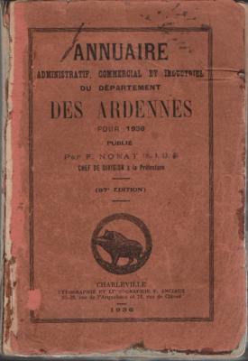 Annuaire administratif , commercial et industriel du département des Ardennes pour 1936