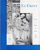 La Grive N° 97, janvier 1958