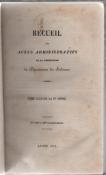 Recueil des actes administratifs de la prfecture  1872